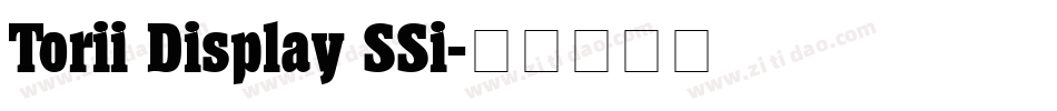 Torii Display SSi字体转换